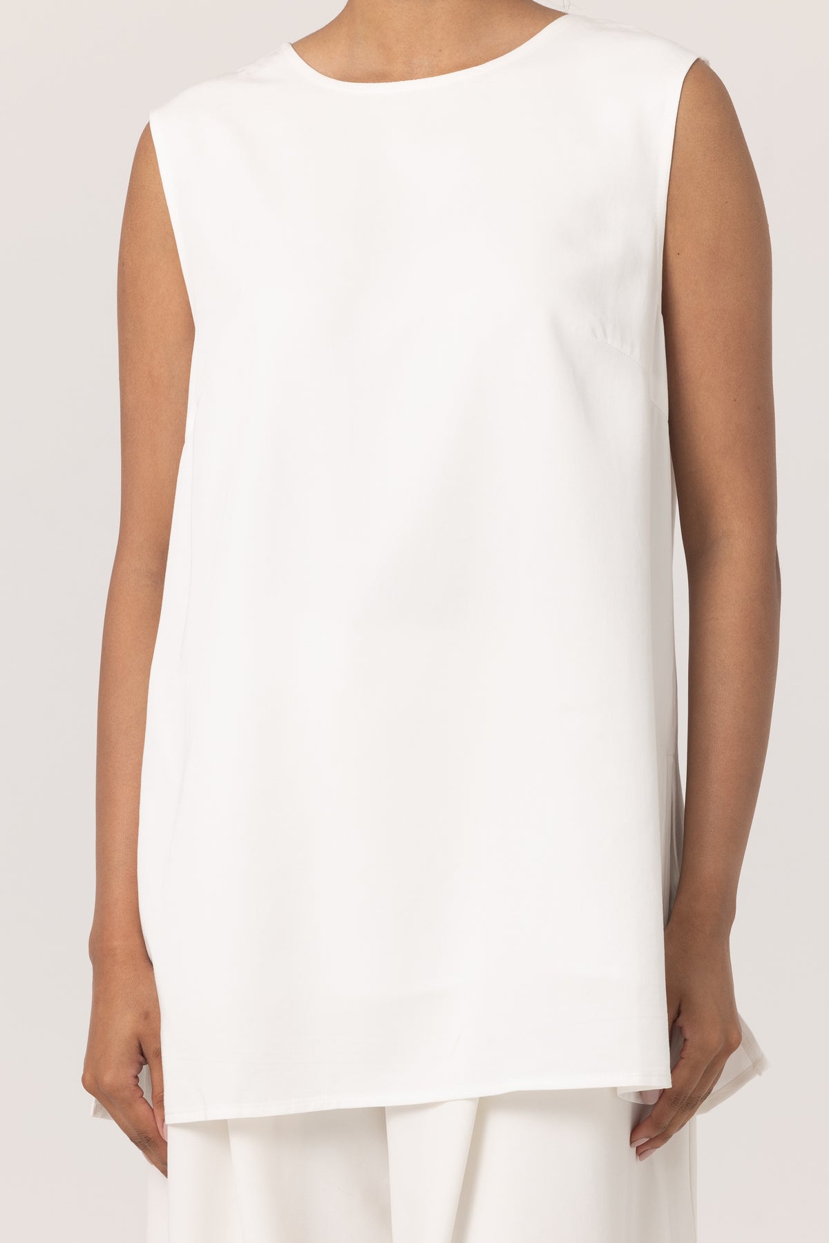 Tencel Tank Top - White