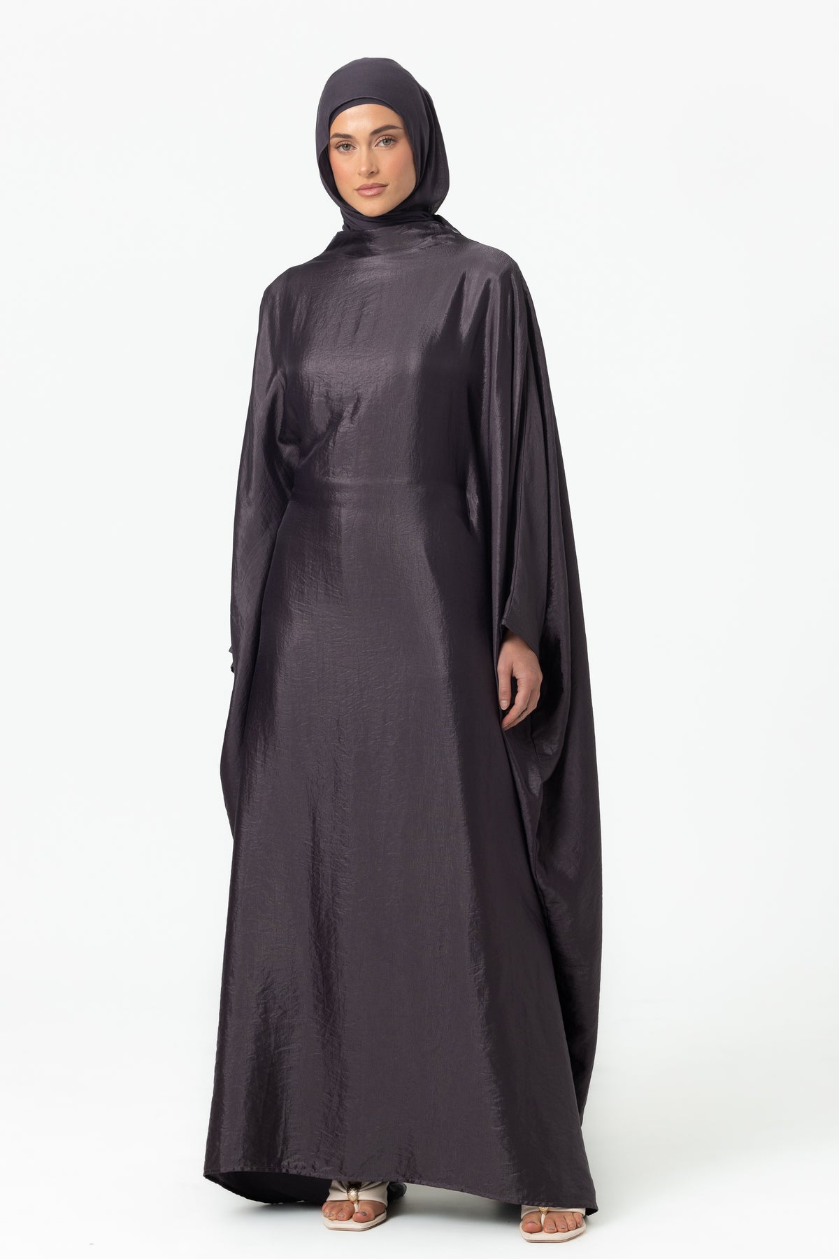 Classic Butterfly Abaya - Midnight Blue