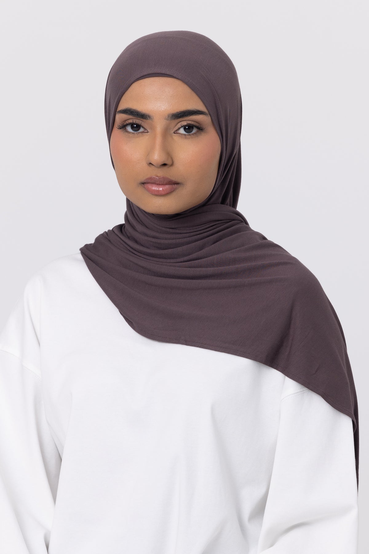 Bamboo Jersey Hijab Set - Iris