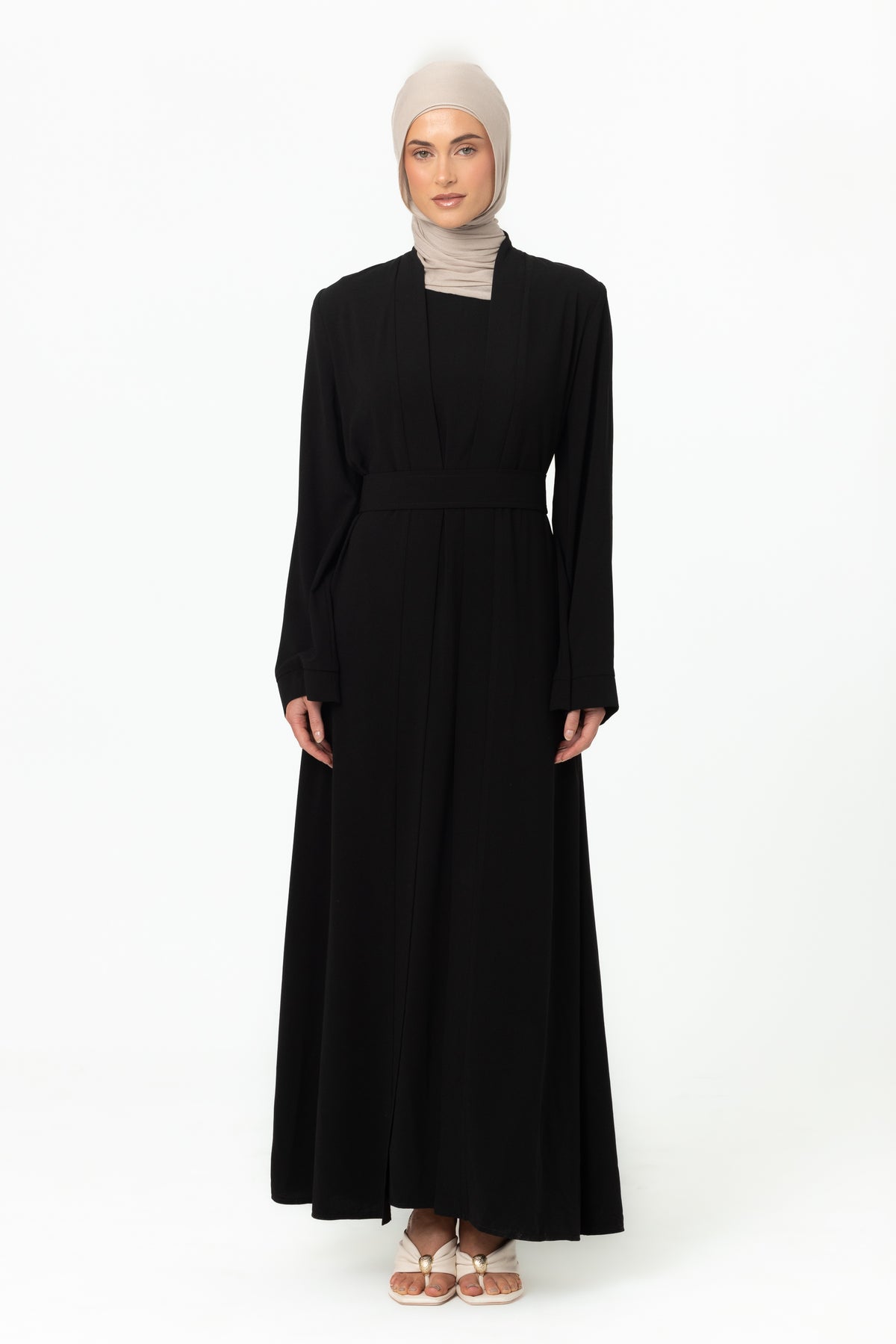 Dusk Abaya Set - Black