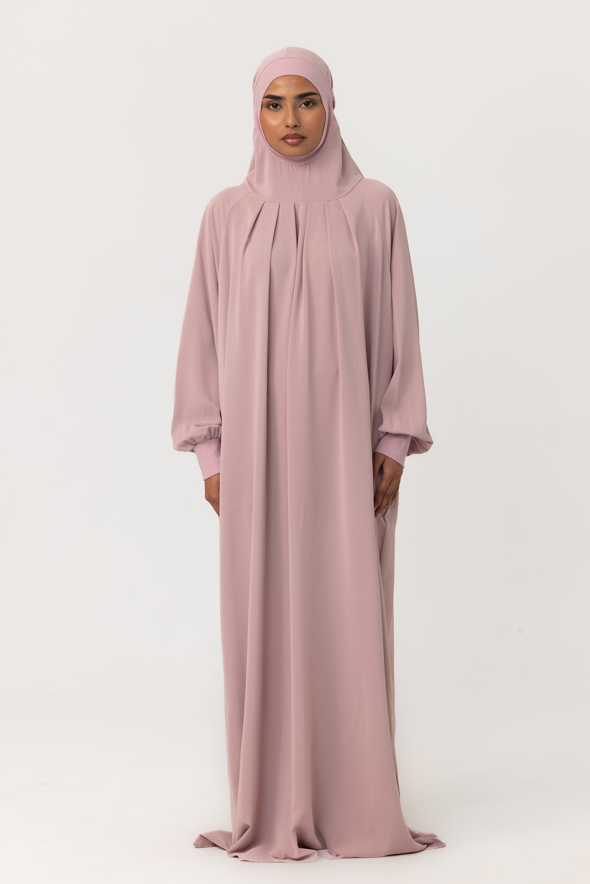 Full Length Prayer Gown - Dusty Lilac