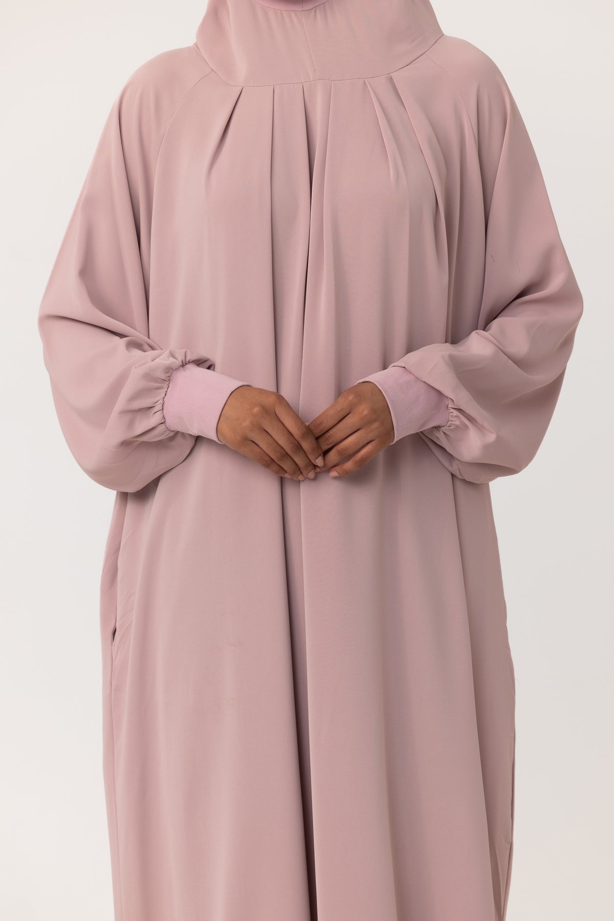 Full Length Prayer Gown - Dusty Lilac