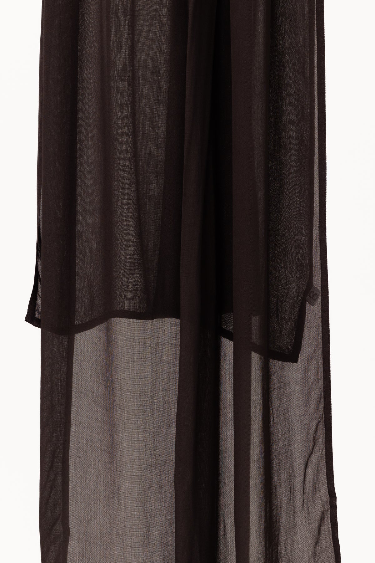 Double Stitched Modal Hijab Set - Raven