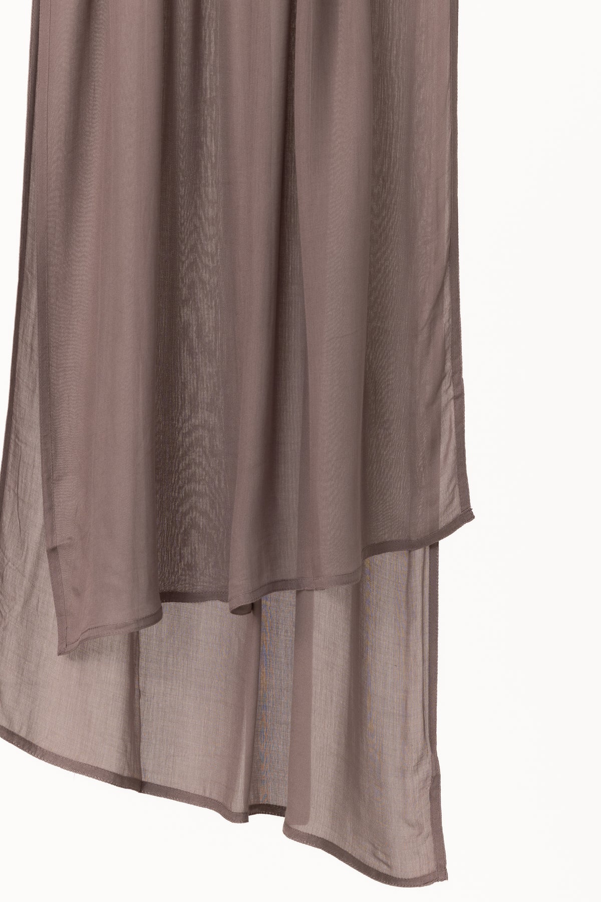 Double Stitched Modal Hijab Set - Graphite