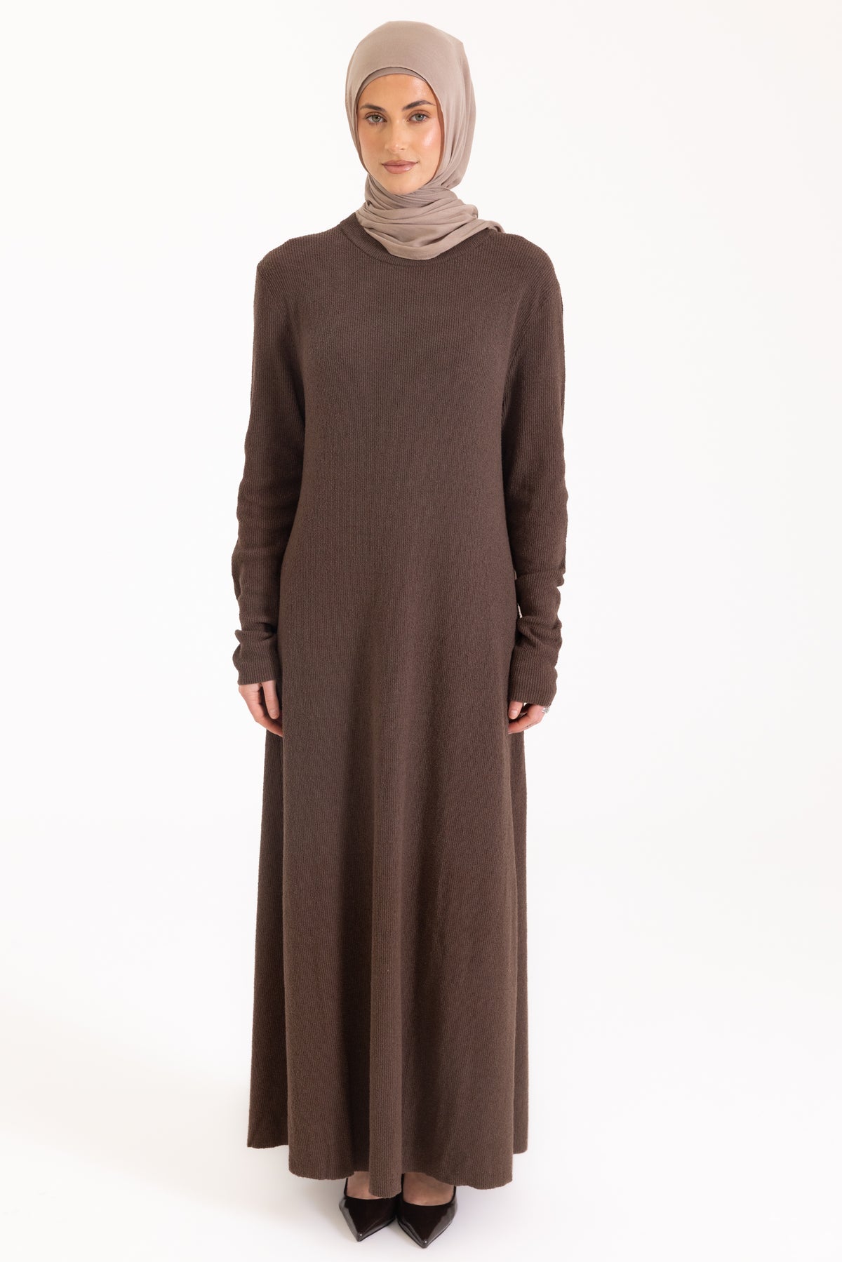 Textured Knit Maxi Dress - Cedar
