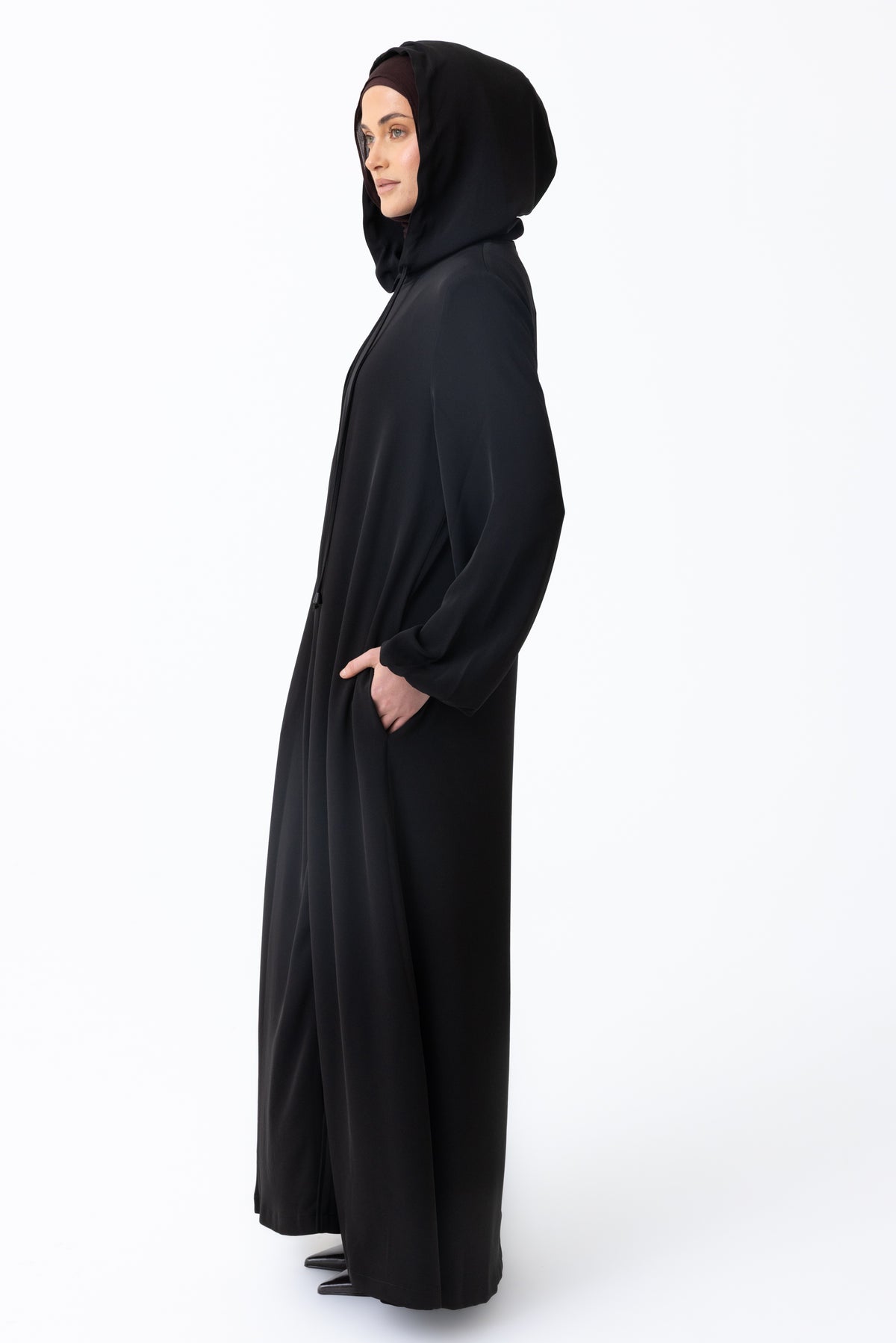 Alaia Hooded Abaya - Black