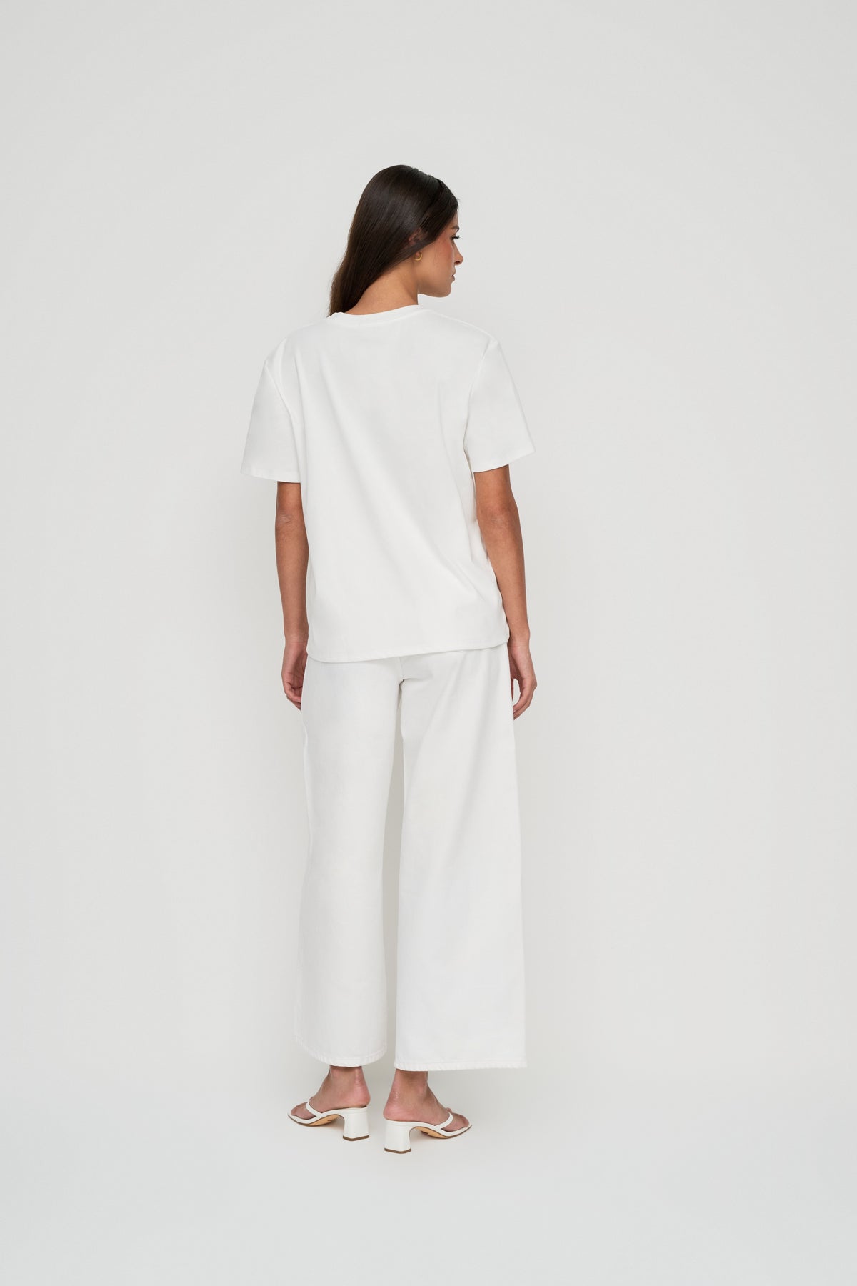 Core Cotton Oversized Tee - White