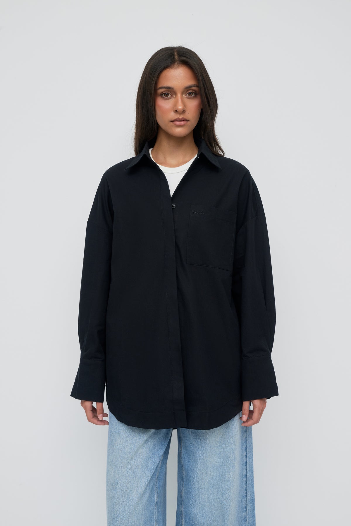 The Ayah Shirt - Jet Black