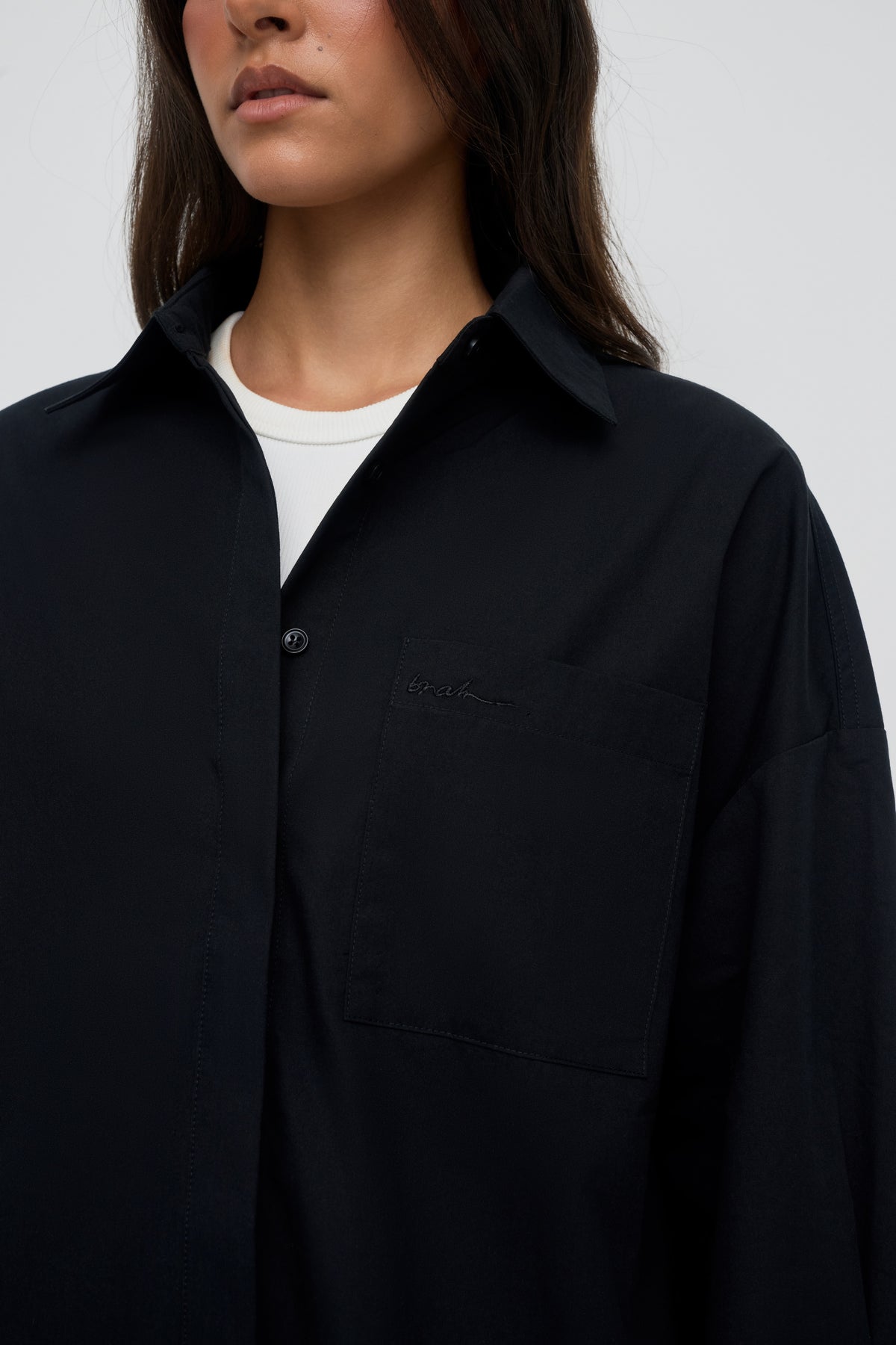 The Ayah Shirt - Jet Black