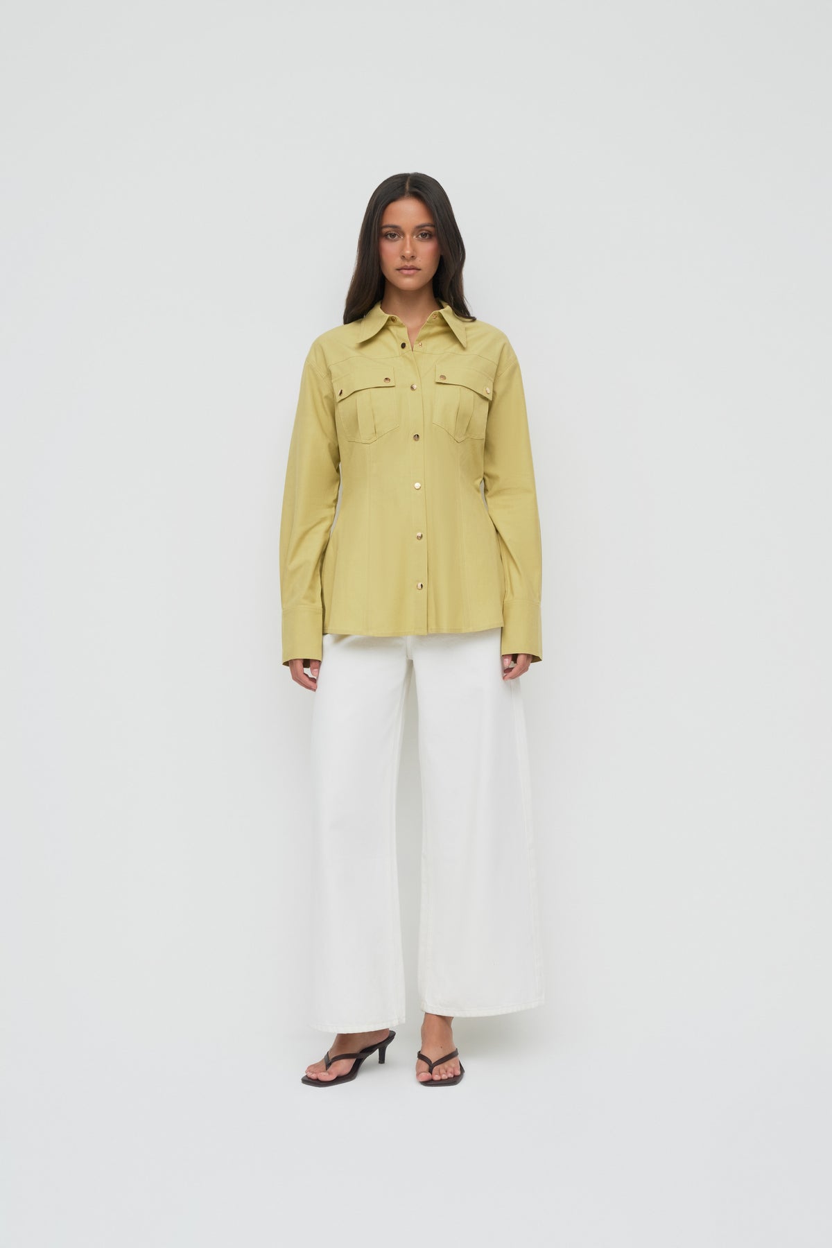 Meadow Cargo Shirt - Mustard