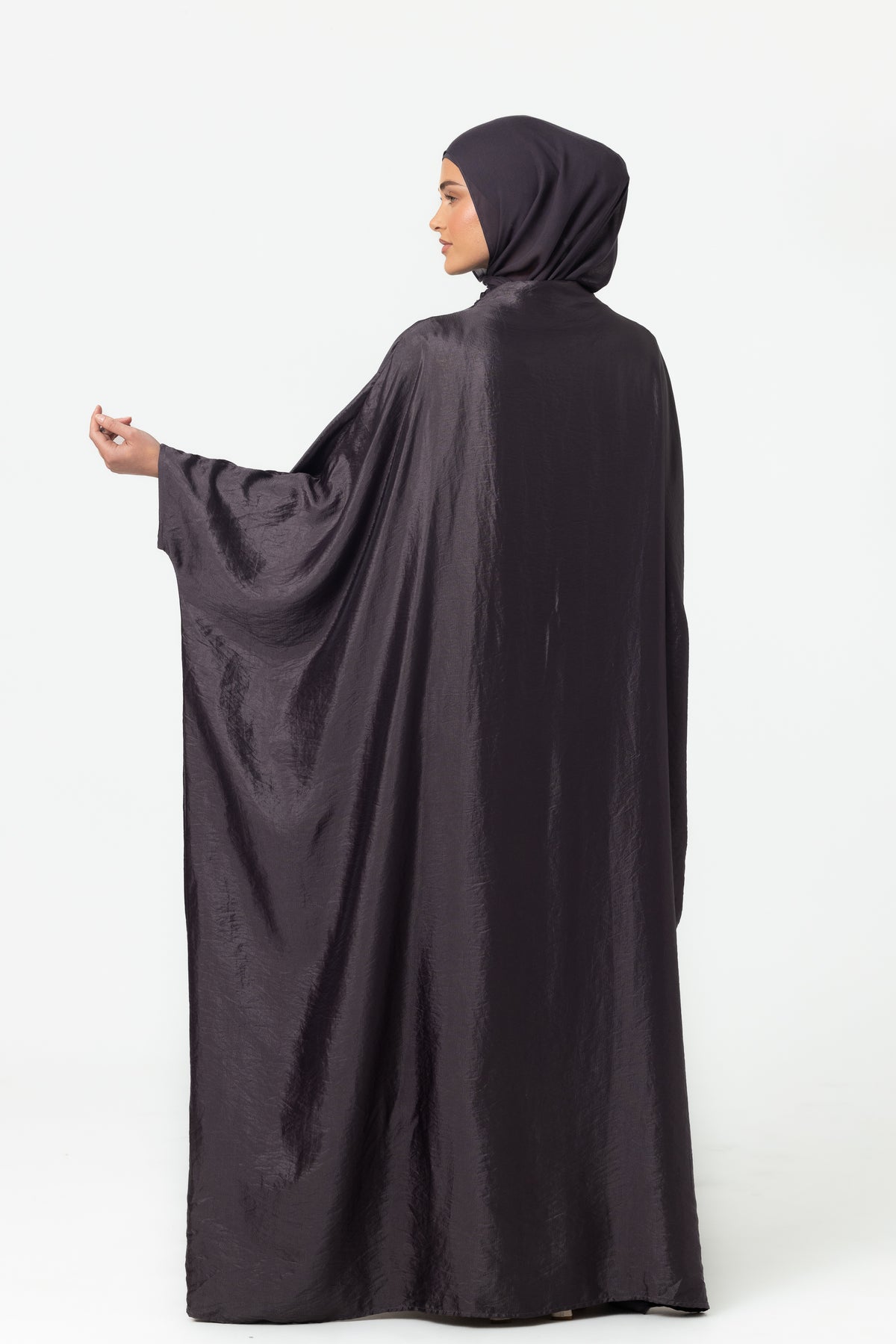 Classic Butterfly Abaya - Midnight Blue