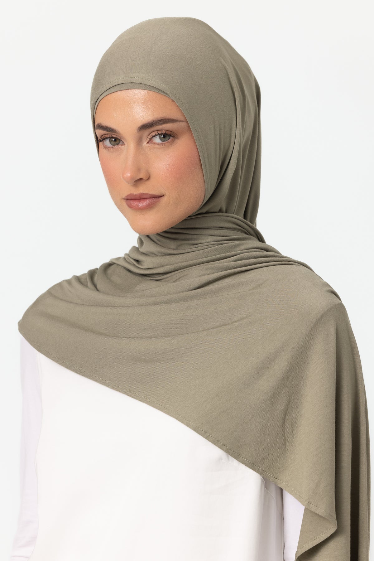 Instant Bamboo Jersey Wrap Set - Olive