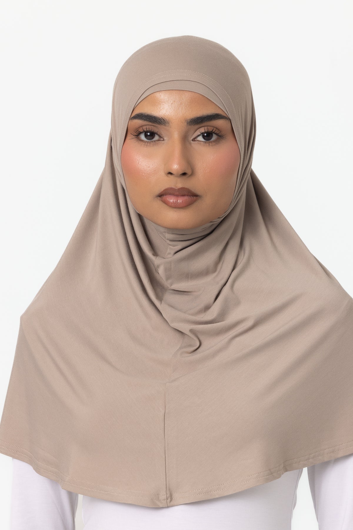 Womens 2pc Jersey Hijab - Dune