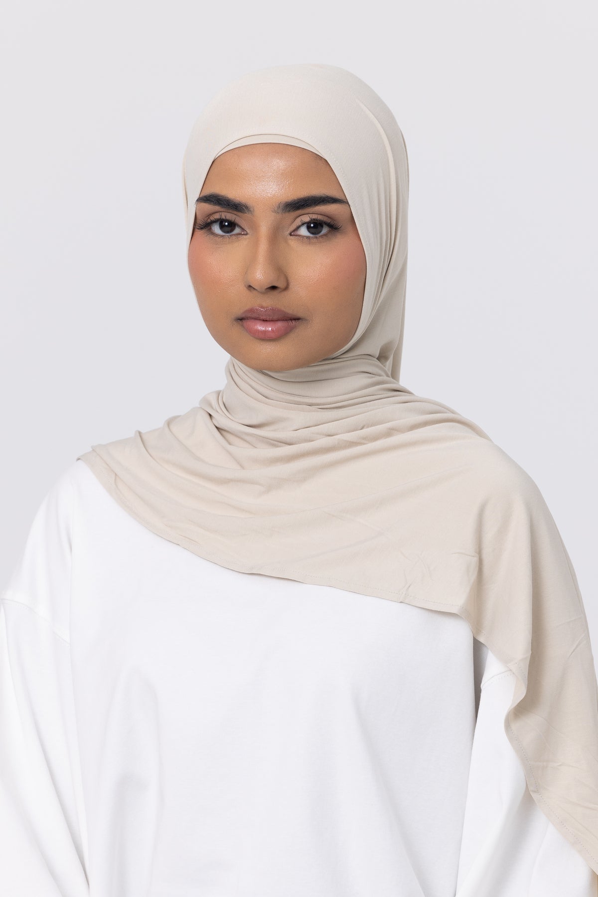 Bamboo Jersey Hijab Set - Haze