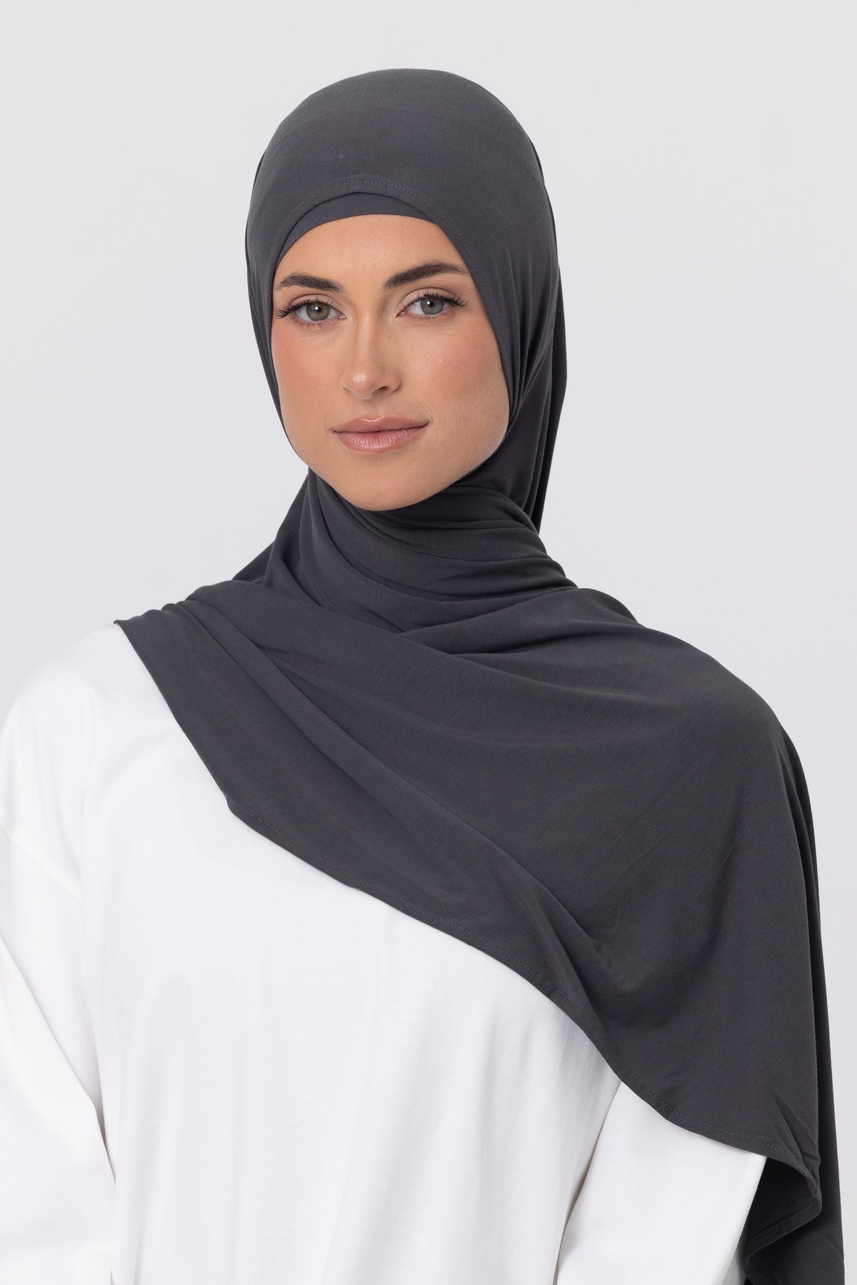 Instant Bamboo Jersey Wrap Set - Coal
