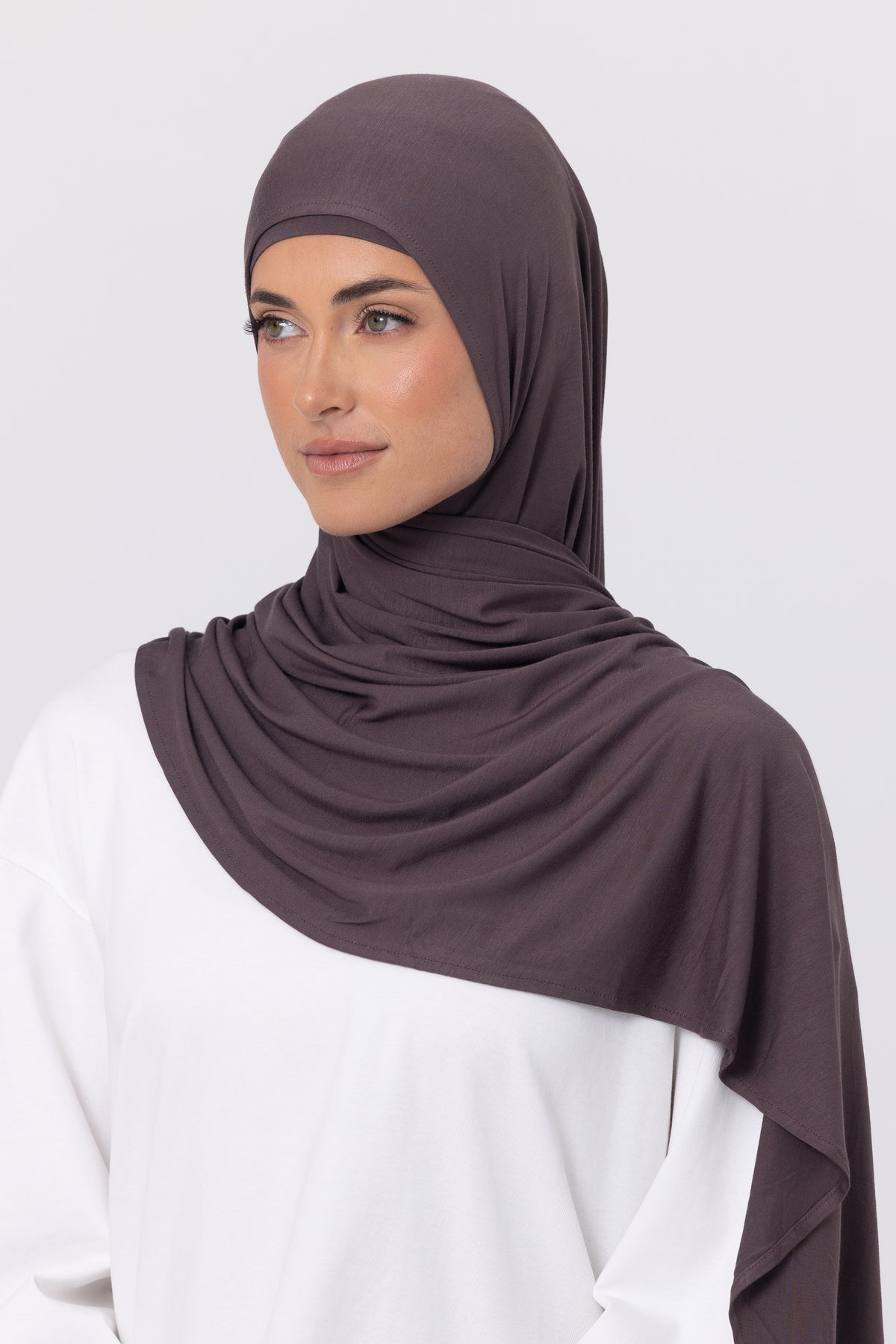 Instant Bamboo Jersey Wrap Set - Iris