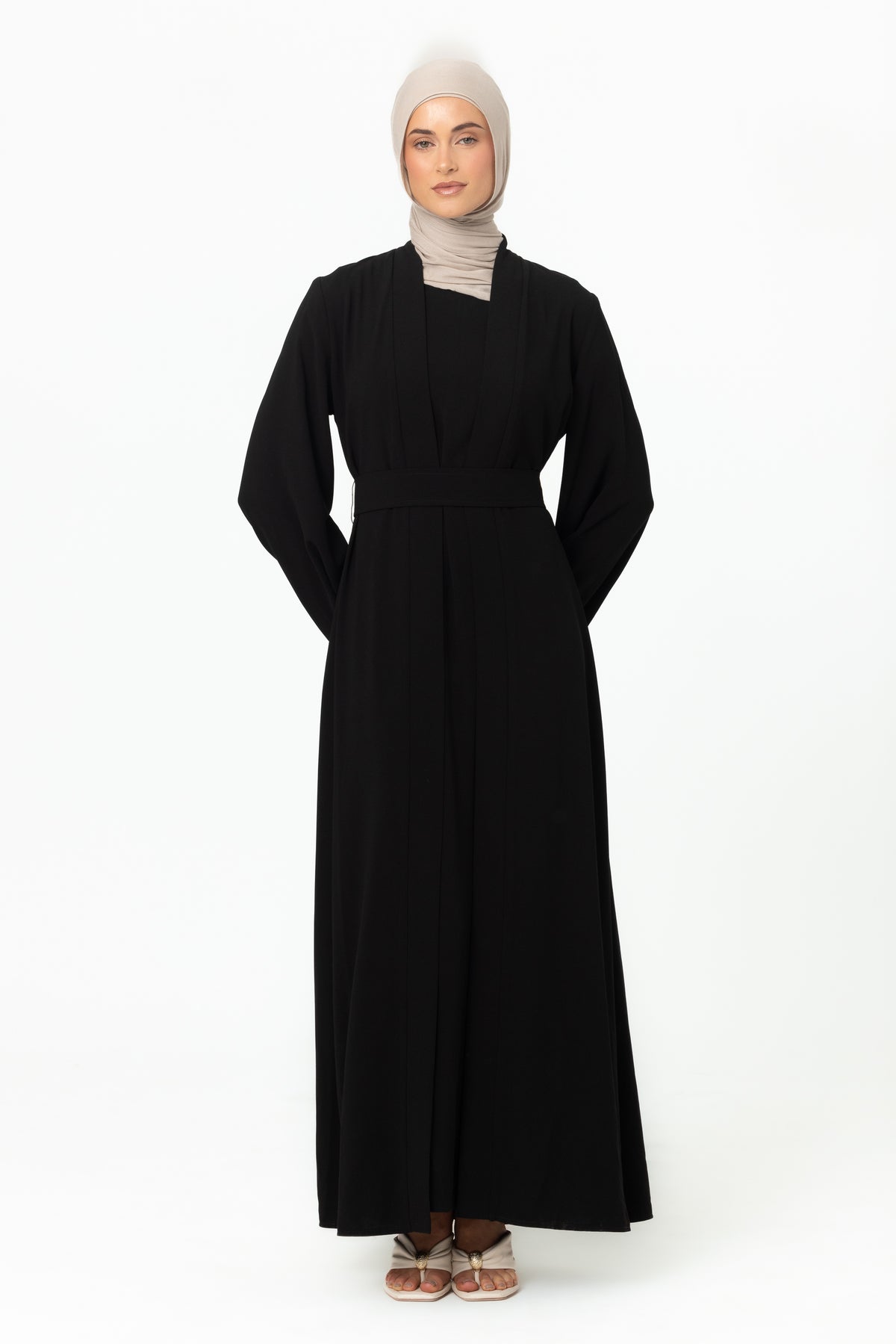 Dusk Abaya Set - Black