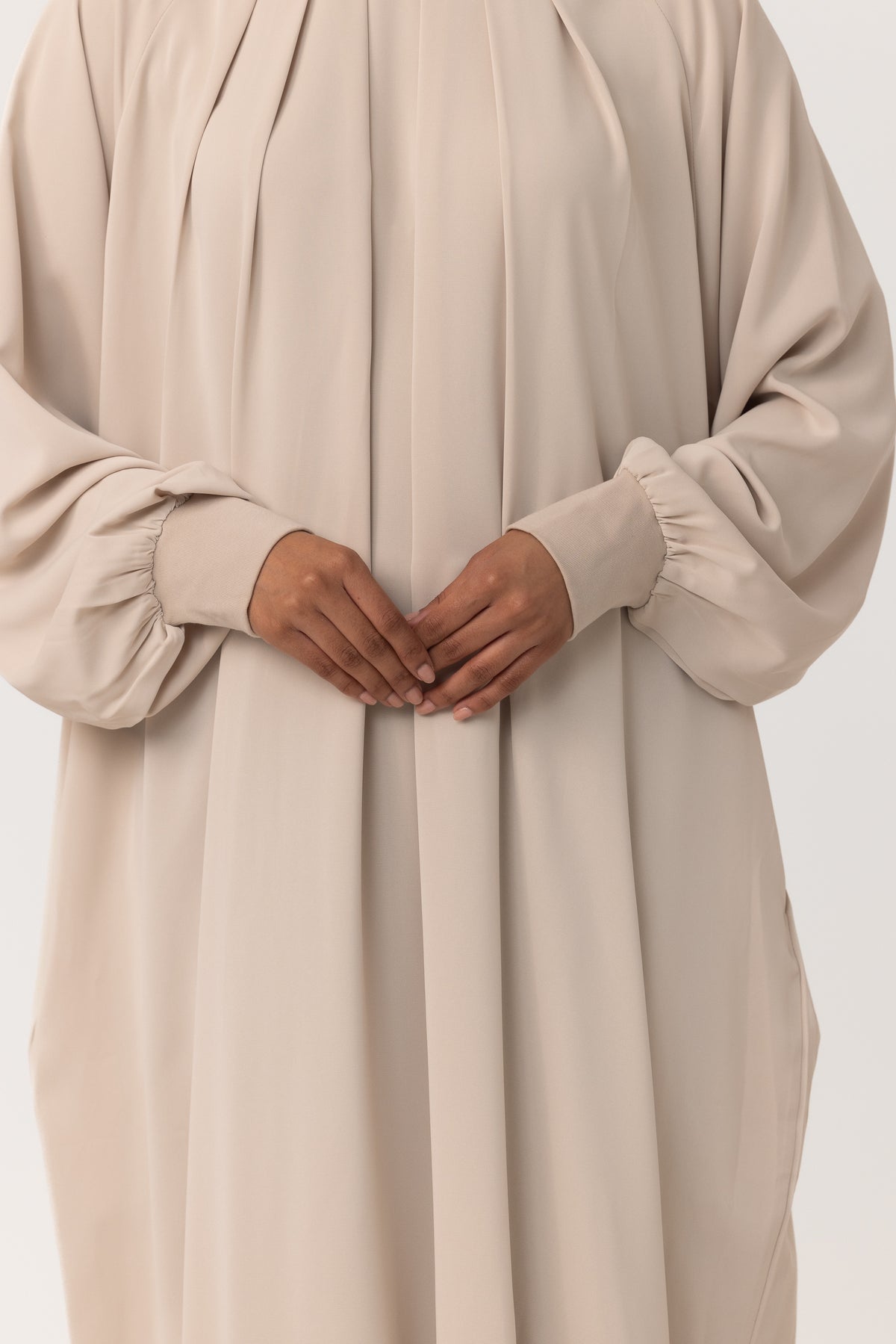 Full Length Prayer Gown - Stone