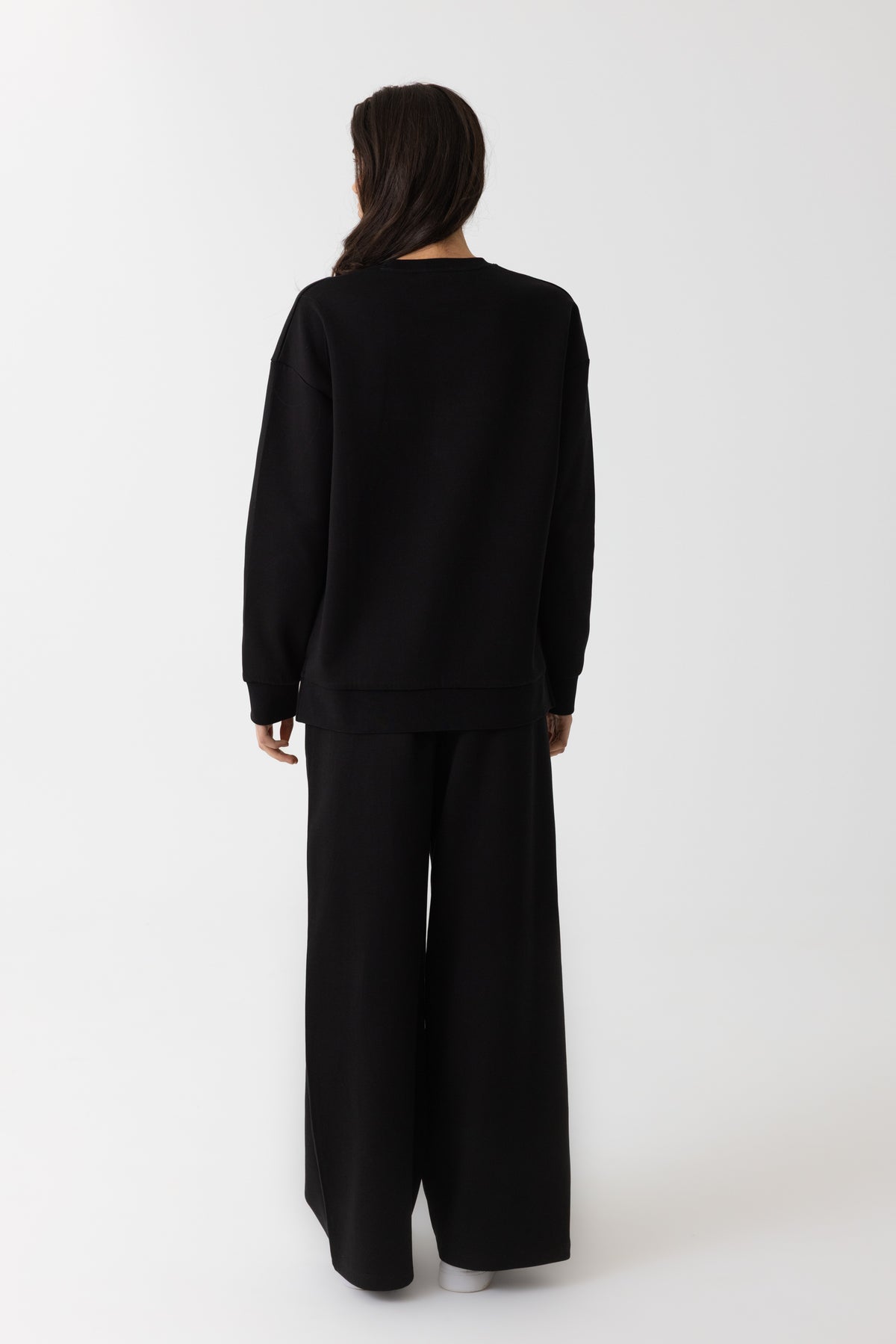 Refined Cotton Sweater - Black