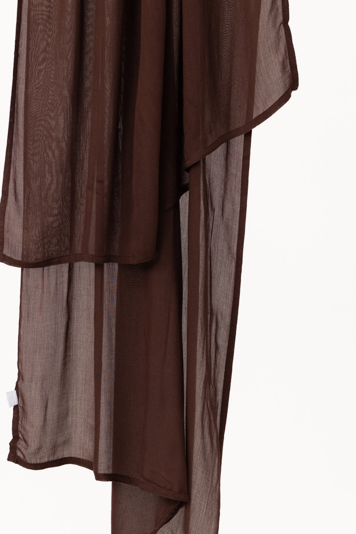 Double Stitched Modal Hijab Set - Burnt Sienna