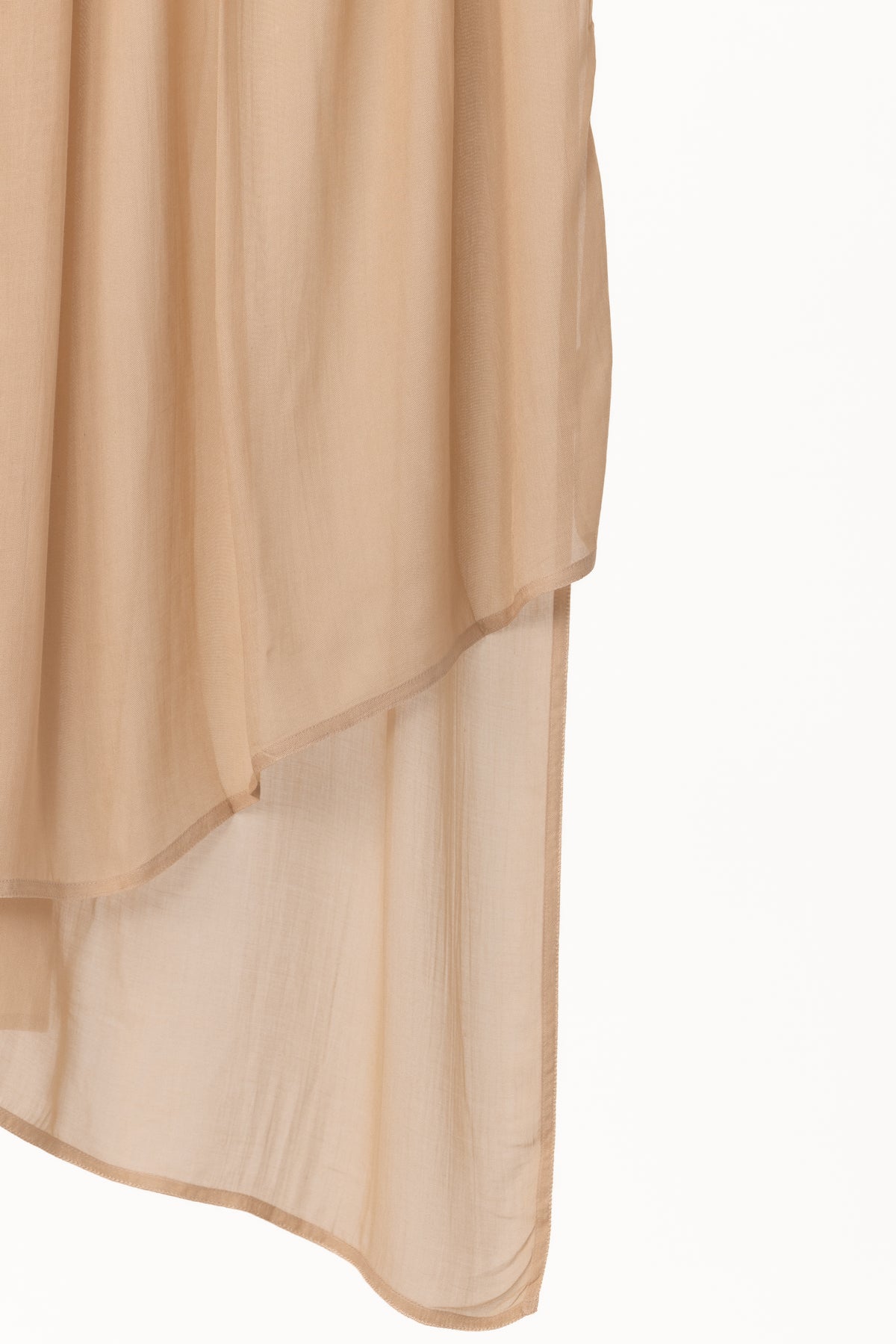 Double Stitched Modal Hijab Set - Taupe