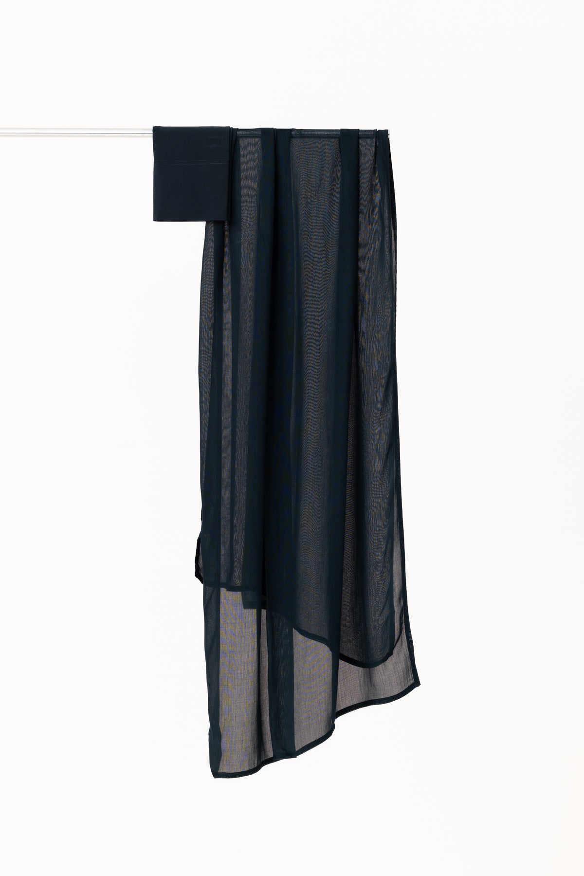 Double Stitched Modal Hijab Set - Blueberry
