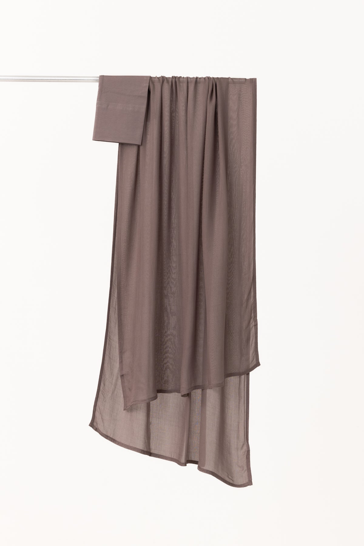 Double Stitched Modal Hijab Set - Graphite