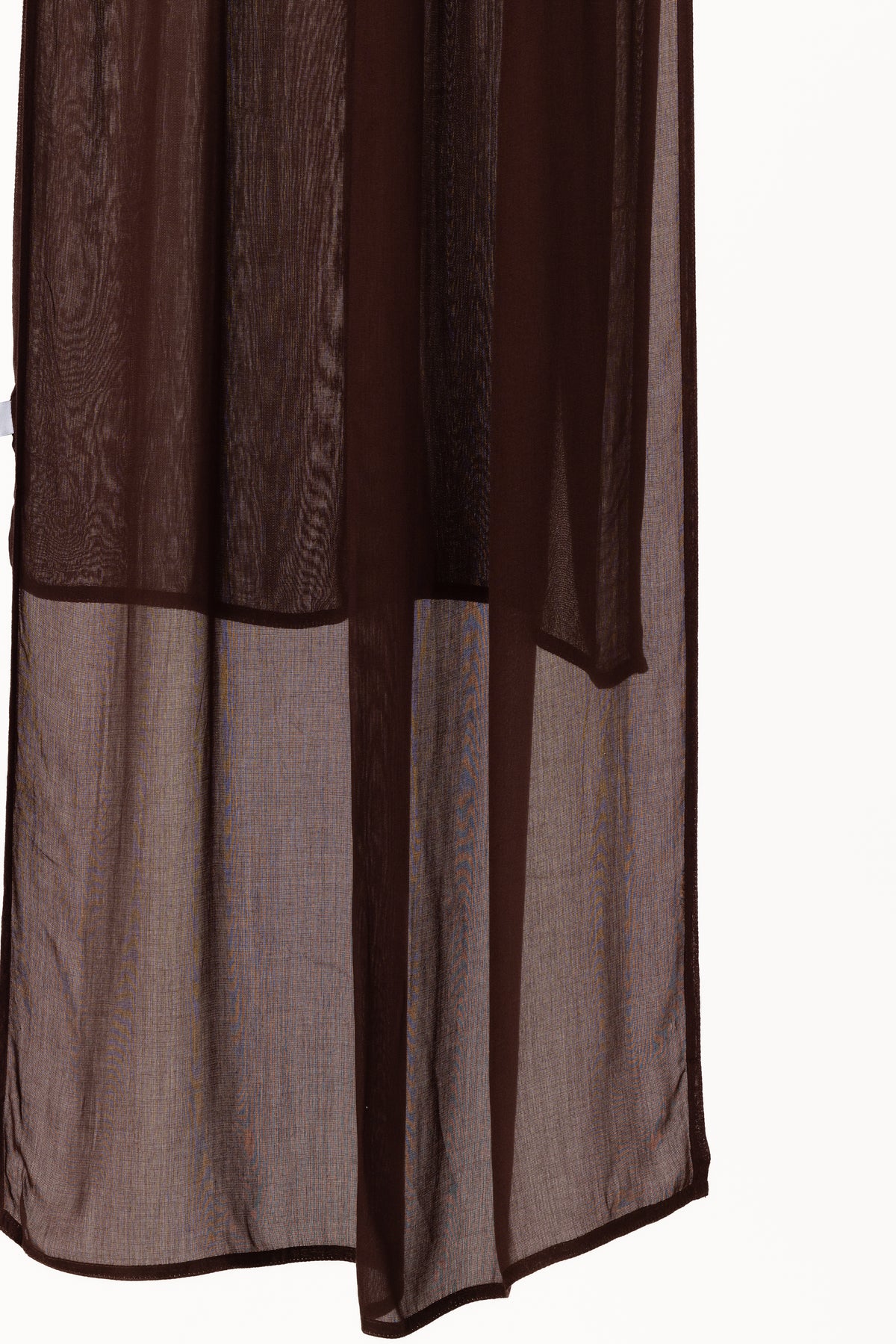 Double Stitched Modal Hijab Set - Chocolate