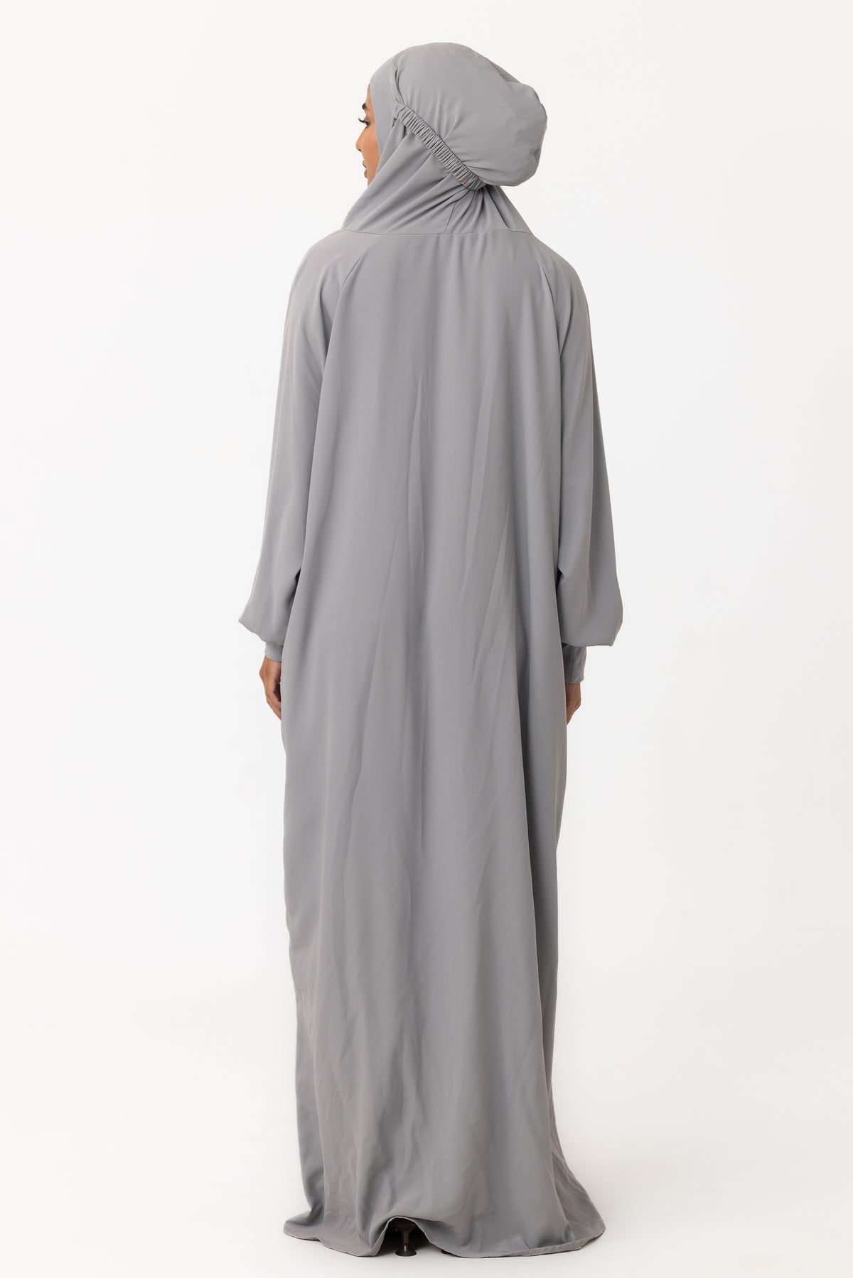 Full Length Prayer Gown - Dusty Blue