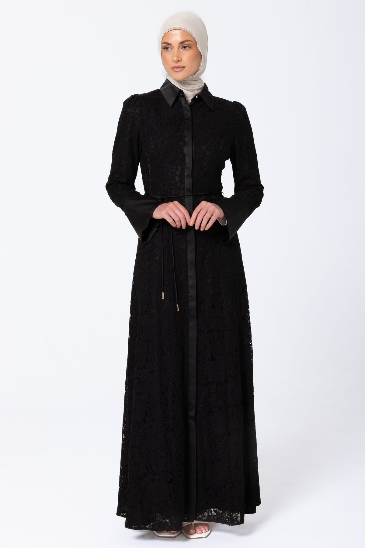 Lila Lace Dress - Black