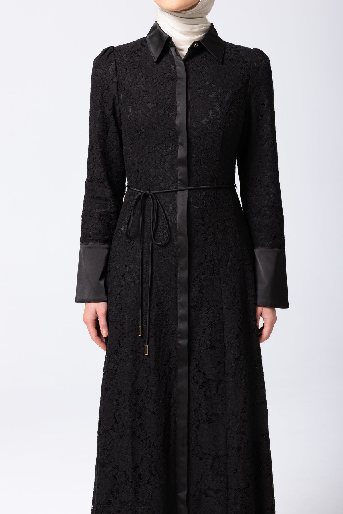 Lila Lace Dress - Black