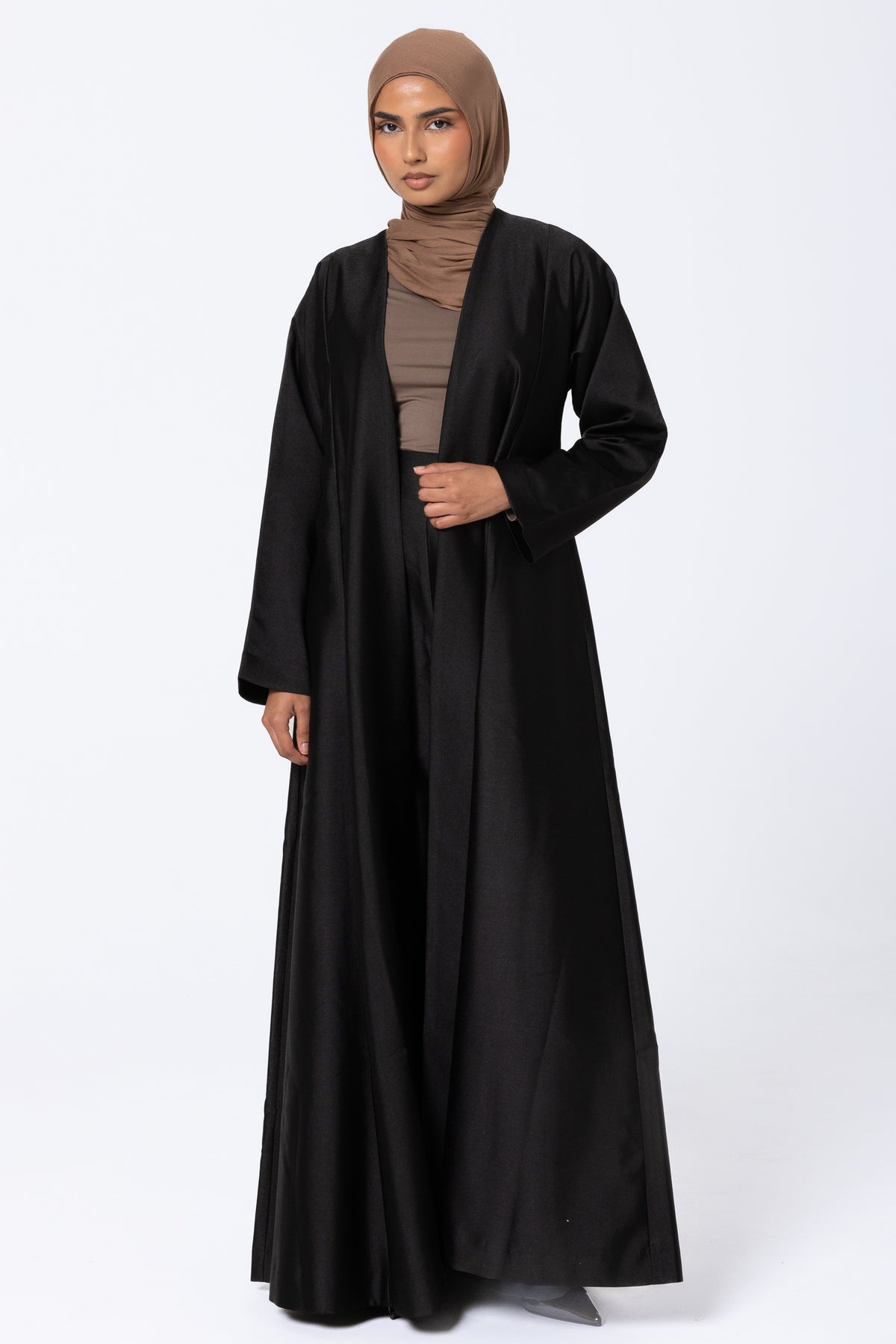 Astra Open Abaya - Black