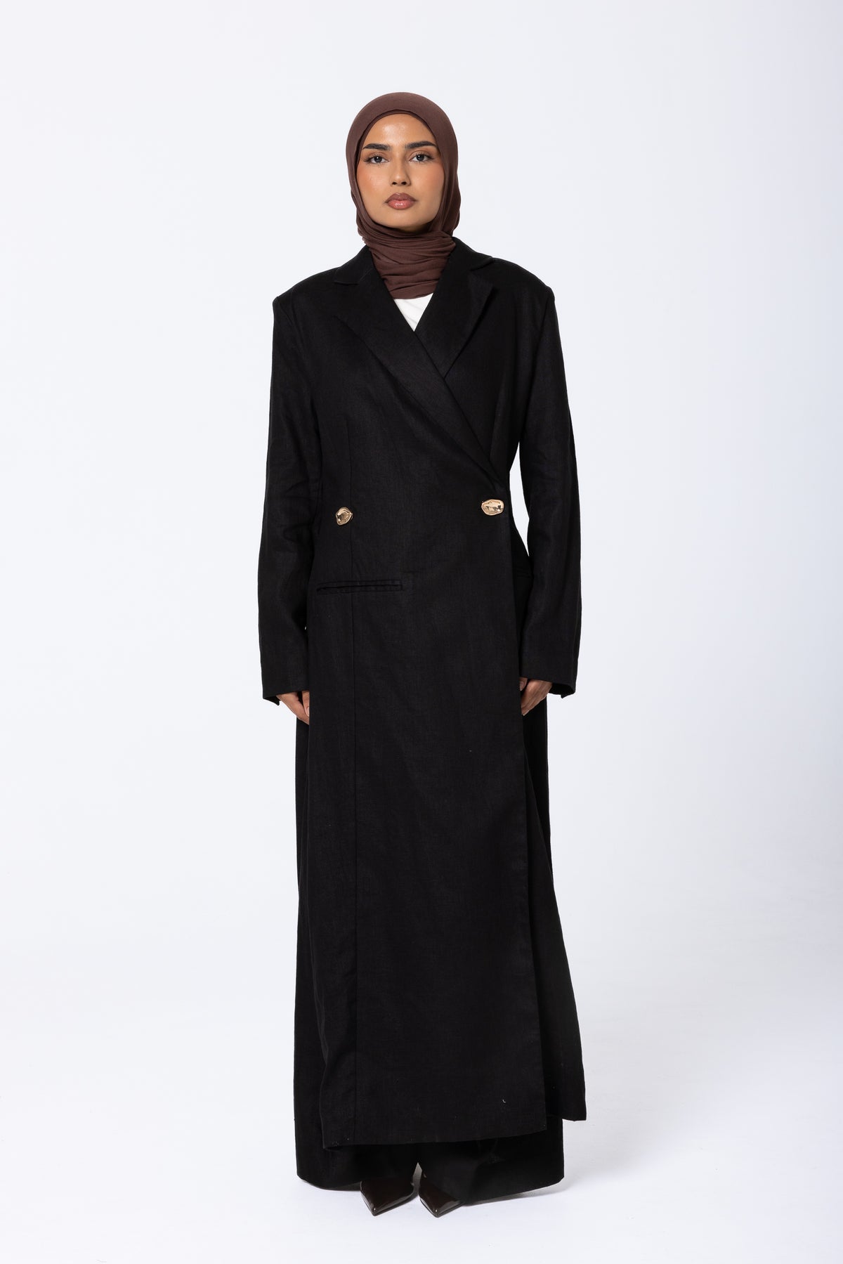 Layelle Longline Blazer - Black