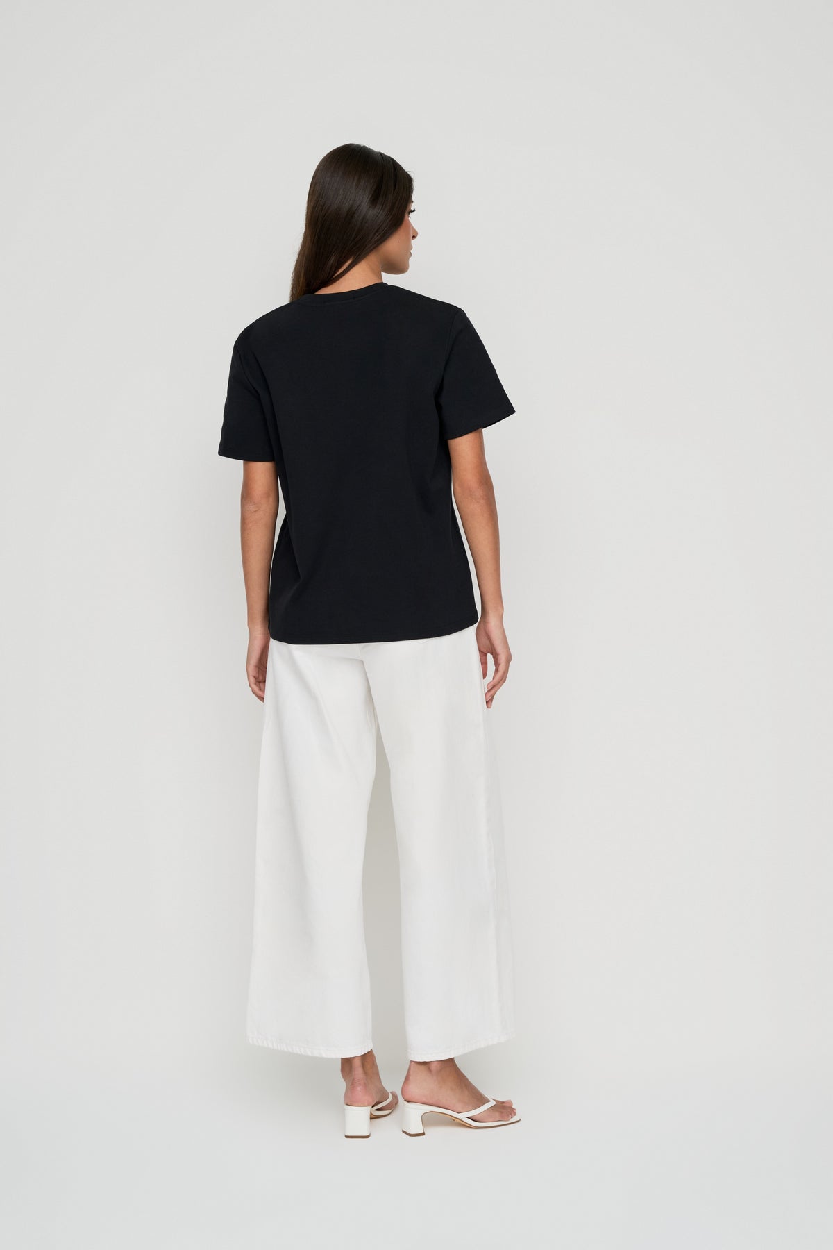 Core Cotton Oversized Tee - Black