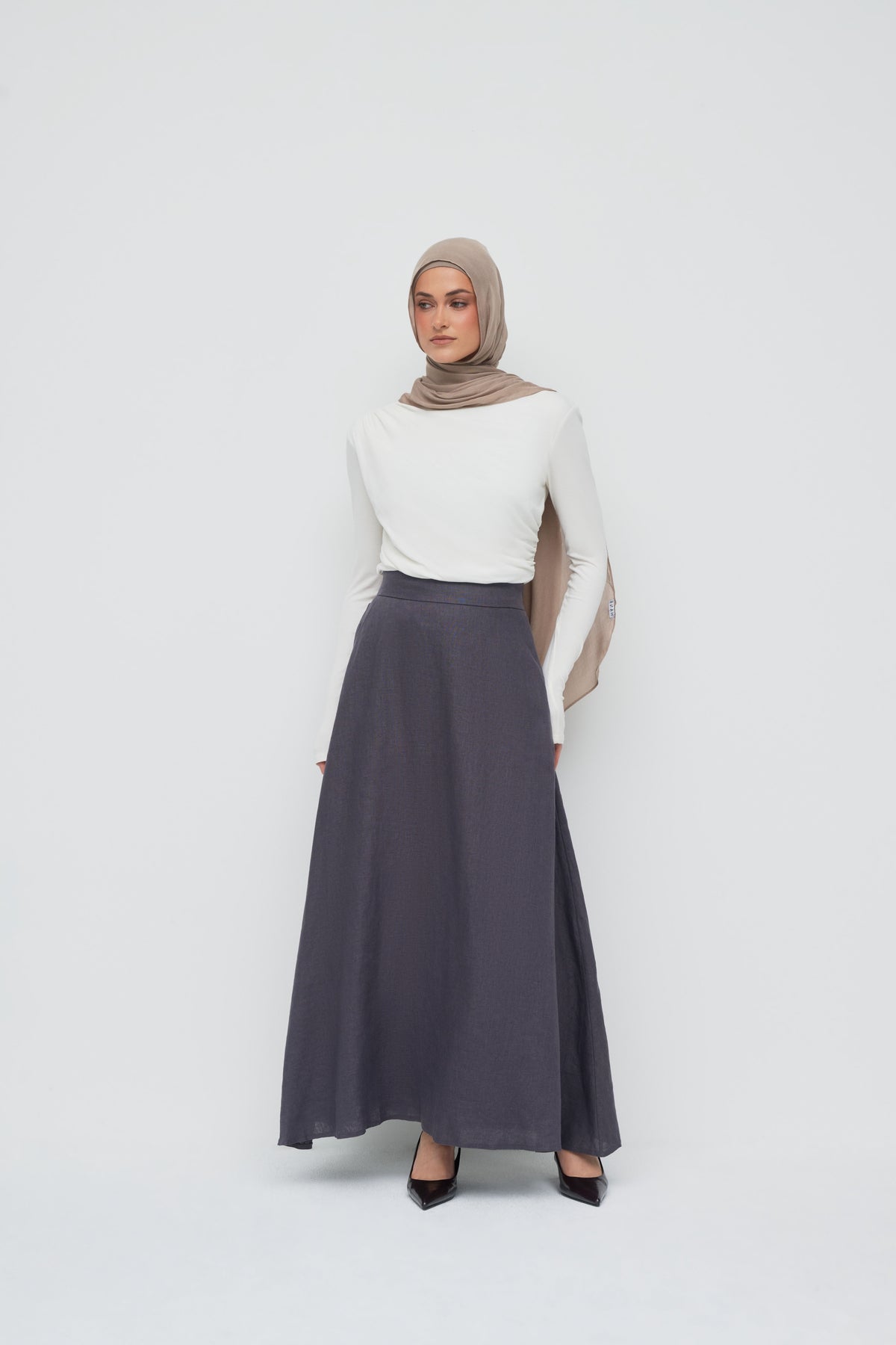 Anaya Maxi Skirt - Vintage Indigo