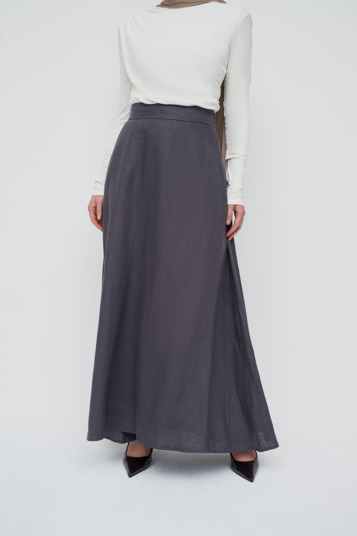 Anaya Maxi Skirt - Vintage Indigo