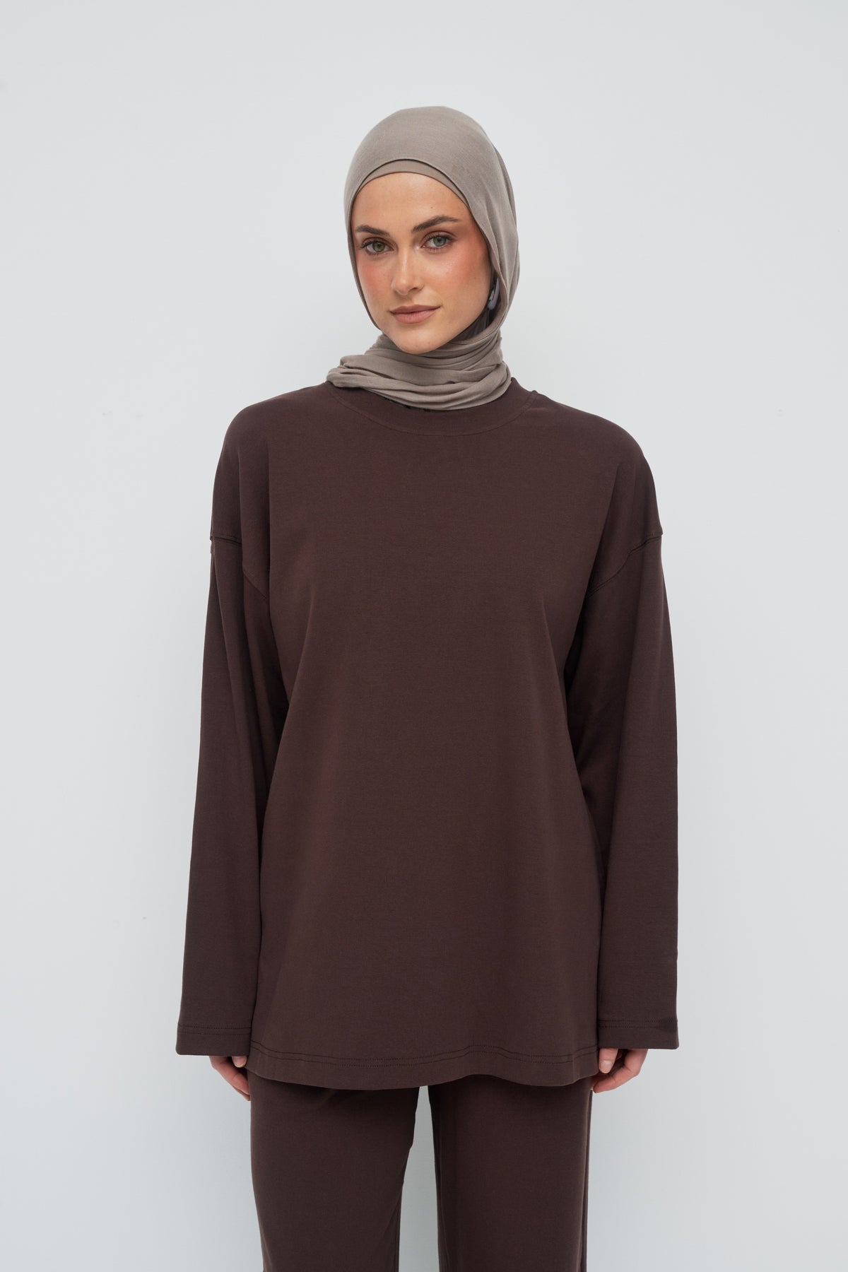 Everyday Relaxed Top - Espresso