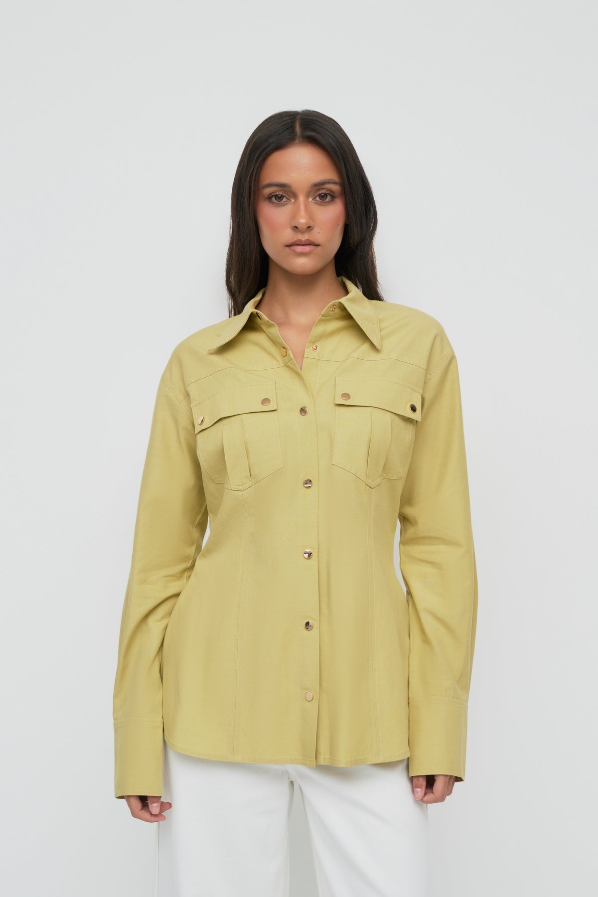 Meadow Cargo Shirt - Mustard