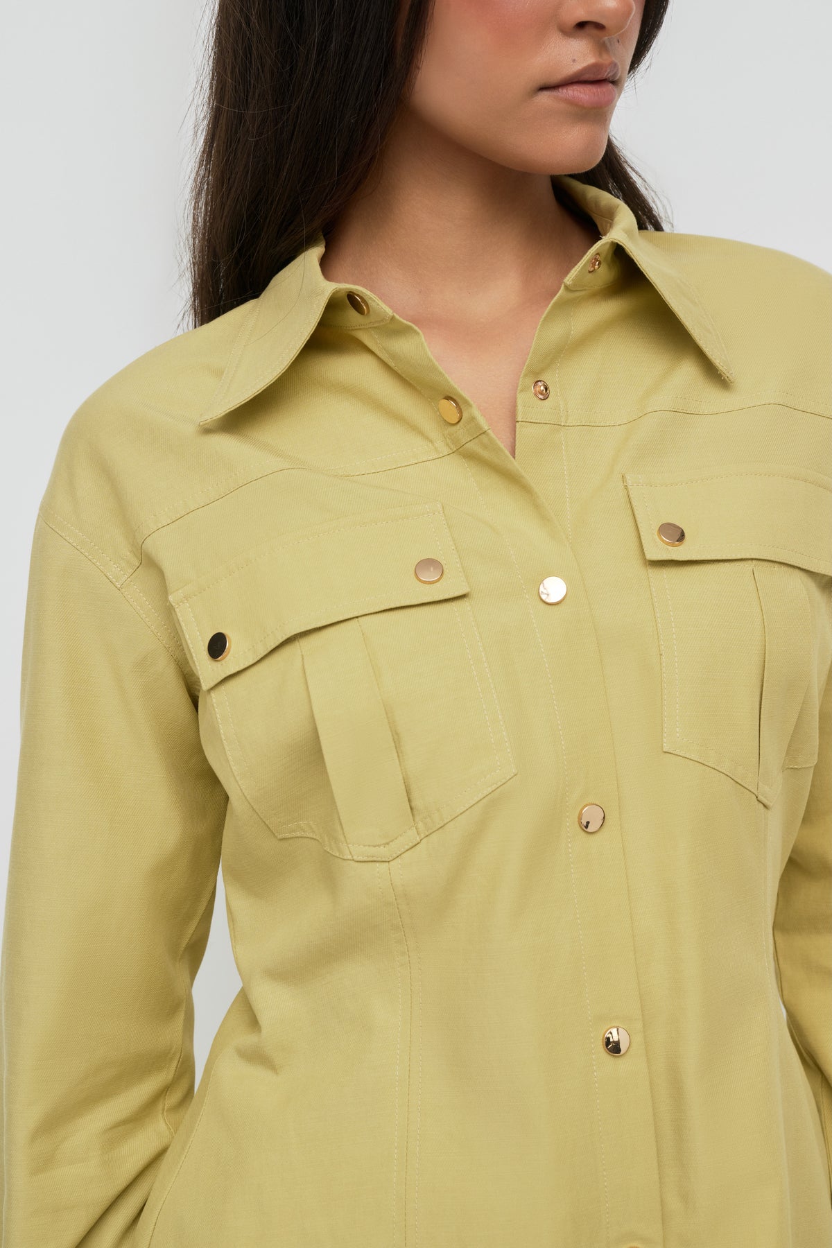 Meadow Cargo Shirt - Mustard