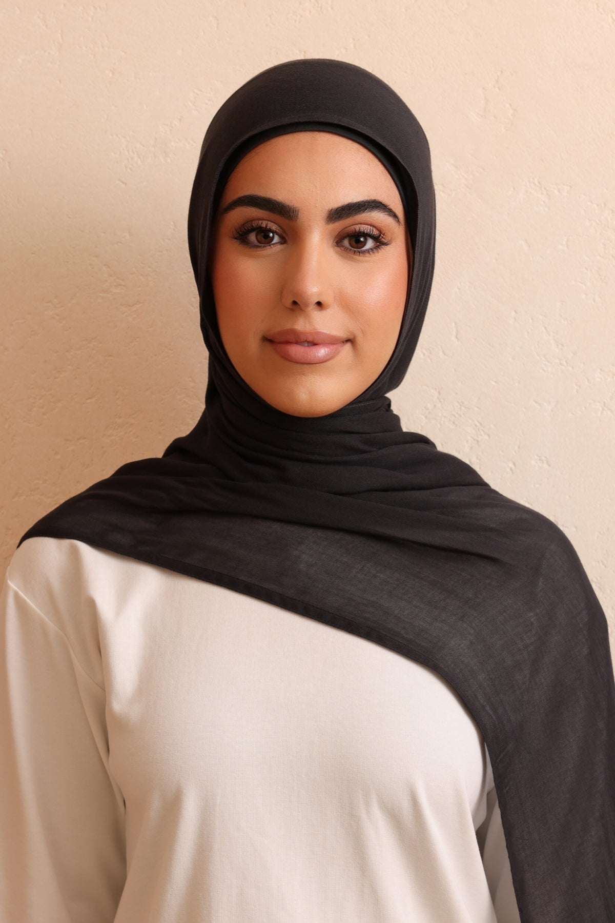 Double Stitched Modal Hijab Set - Deep Ocean