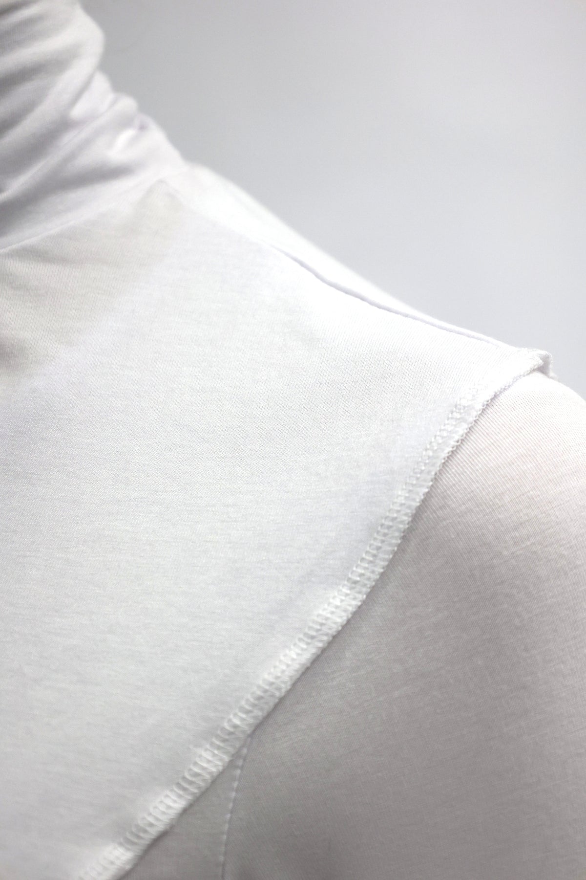 Jersey Neck Cover - White